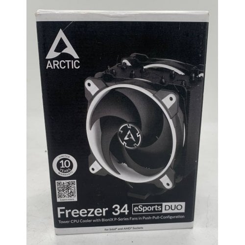 Кулер Arctic Freezer 34 eSports DUO (ACFRE00061A) Black/White (Восстановлено продавцом, 920847) купить в Украине | Telemart фото