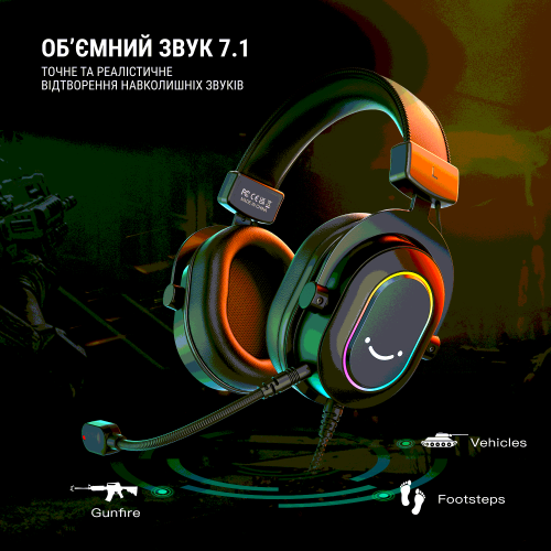 Уценка наушники Fifine H6 RGB White (Вскрытая упаковка, 920860) купить в Украине | Telemart фото