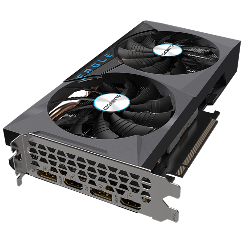 Видеокарта Gigabyte GeForce RTX 3060 EAGLE OC 12288MB (GV-N3060EAGLE OC-12GD 2.0) (Восстановлено продавцом, 920916) купить в Украине | Telemart фото