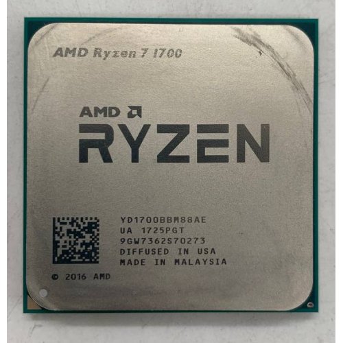 Процесор AMD Ryzen 7 1700 3.0(3.7)GHz 16MB sAM4 Tray (YD1700BBM88AE) (Відновлено продавцем, 920935) купити в Україні | Telemart фото