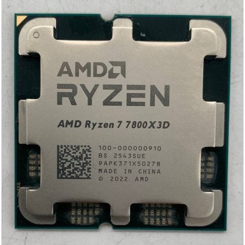 Процесор AMD Ryzen 7 7800X3D 4.2(5.0)GHz 96MB sAM5 Tray (100-000000910) (Відновлено продавцем, 920995) купити в Україні | Telemart фото