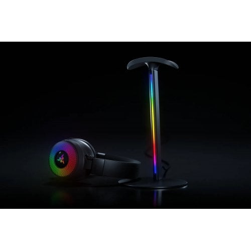 Підставка для навушників Razer Base Station V3 Chroma (RC21-02360100-R3M1) Black купити в Україні | Telemart фото
