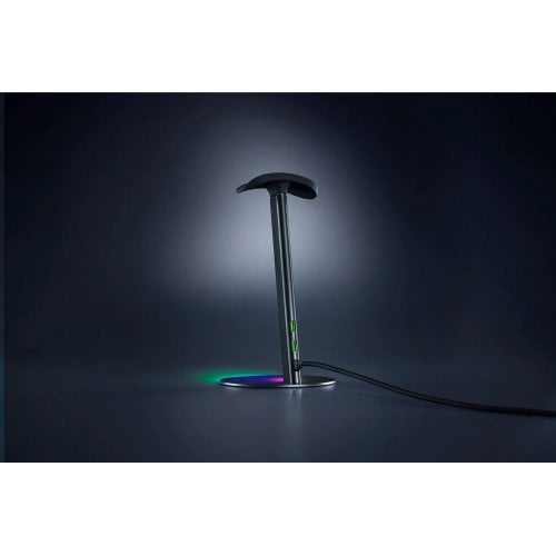 Підставка для навушників Razer Base Station V3 Chroma (RC21-02360100-R3M1) Black купити в Україні | Telemart фото