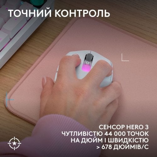 Миша Logitech G305 X Superlight Wireless (910-007755) Lilac купити в Україні | Telemart фото