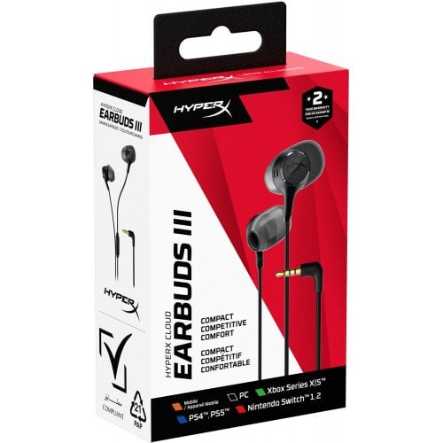 Наушники HyperX Cloud Earbuds III (BN7R9AA) Black купить в Украине | Telemart фото