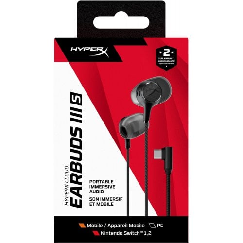 Наушники HyperX Cloud Earbuds III S (BN7S1AA) Black купить в Украине | Telemart фото
