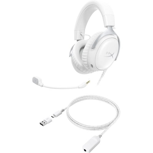 Наушники HyperX Cloud III (BS7C1AA) White купить в Украине | Telemart фото