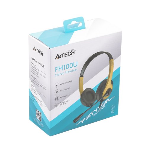 Наушники A4Tech FH100U Bumblebee купить в Украине | Telemart фото