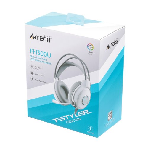 Наушники A4Tech FH300U White купить в Украине | Telemart фото