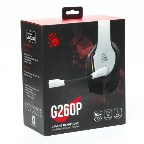 Наушники A4Tech Bloody G260p White купить в Украине | Telemart фото