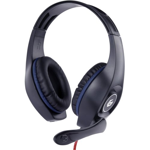 Наушники Gembird GHS-05 (GHS-05-B) Black/Blue купить в Украине | Telemart фото