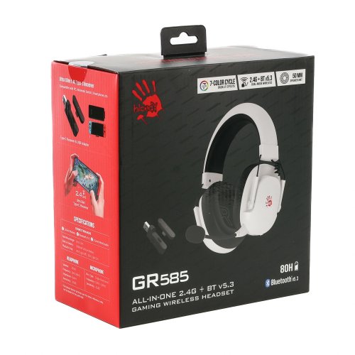 Наушники A4Tech Bloody GR585 White купить в Украине | Telemart фото