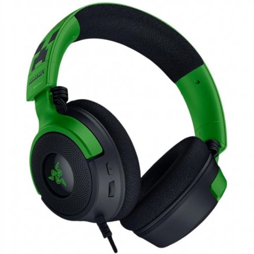 Навушники Razer Kraken V4 X Minecraft Edition (RZ04-05180200-R3M1) Black/Green купити в Україні | Telemart фото