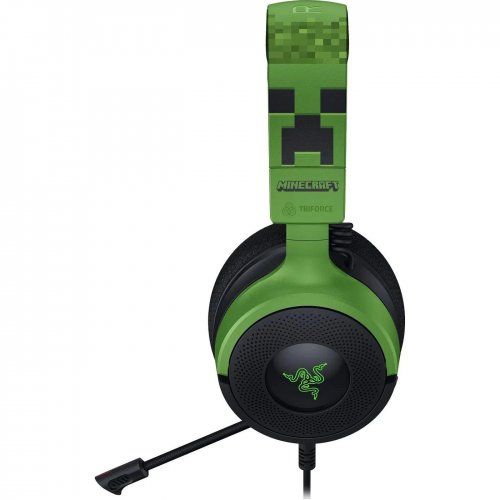 Навушники Razer Kraken V4 X Minecraft Edition (RZ04-05180200-R3M1) Black/Green купити в Україні | Telemart фото
