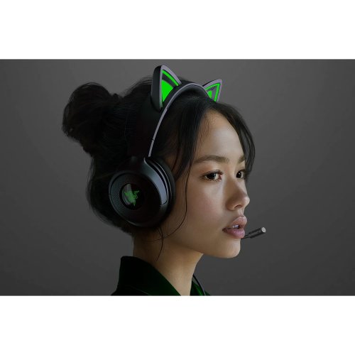 Навушники Razer Kraken Kitty V3 X (RZ04-05350200-R3M1) Black купити в Україні | Telemart фото