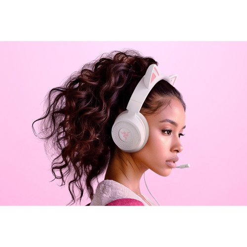 Навушники Razer Kraken Kitty V3 X (RZ04-05350300-R3M1) White купити в Україні | Telemart фото