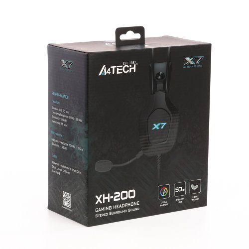 Наушники A4Tech XH-200 Black купить в Украине | Telemart фото