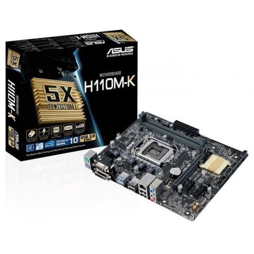 Материнская плата Asus H110M-K (s1151, Intel H110) (Восстановлено продавцом, 921191) купить в Украине | Telemart фото