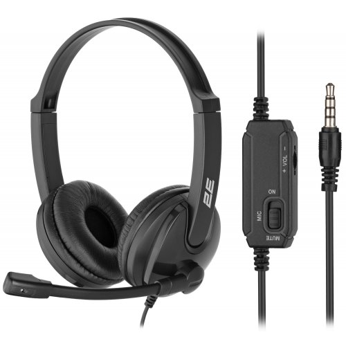 Наушники 2E CH12 mini-jack (2E-CH12SJ) Black купить в Украине | Telemart фото