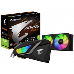 Фото Gigabyte GeForce RTX 2080 AORUS XTREME WATERFORCE 8192MB (GV-N2080AORUSX W-8GC)