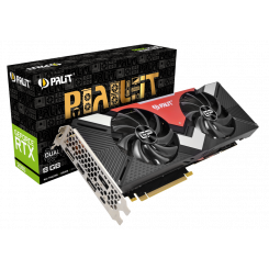 Видеокарта Palit GeForce RTX 2080 Dual 8192MB (NE62080020P2-180A)