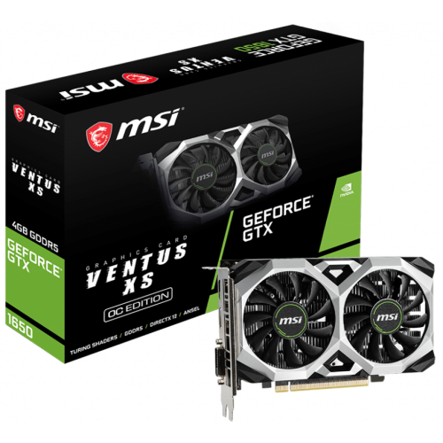 Відеокарта MSI GeForce GTX 1650 VENTUS XS OC 4096MB (GTX 1650 VENTUS XS 4G OC) (Відновлено продавцем, 921277) купити в Україні | Telemart фото
