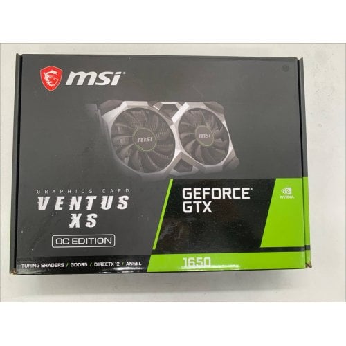 Відеокарта MSI GeForce GTX 1650 VENTUS XS OC 4096MB (GTX 1650 VENTUS XS 4G OC) (Відновлено продавцем, 921277) купити в Україні | Telemart фото