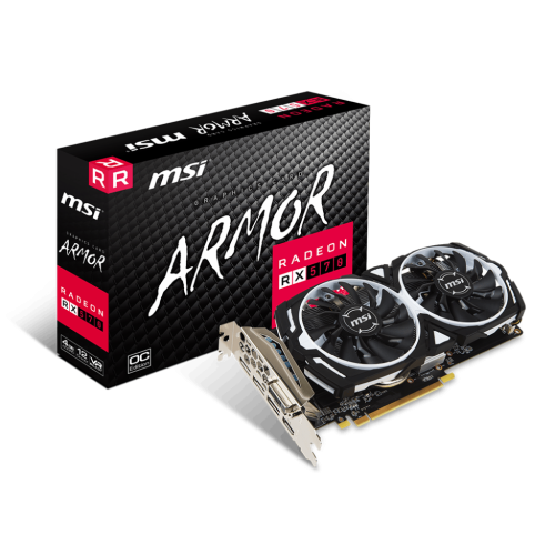 Видеокарта MSI Radeon RX 570 ARMOR OC 4096MB (RX 570 ARMOR 4G OC) (Восстановлено продавцом, 921289) купить в Украине | Telemart фото