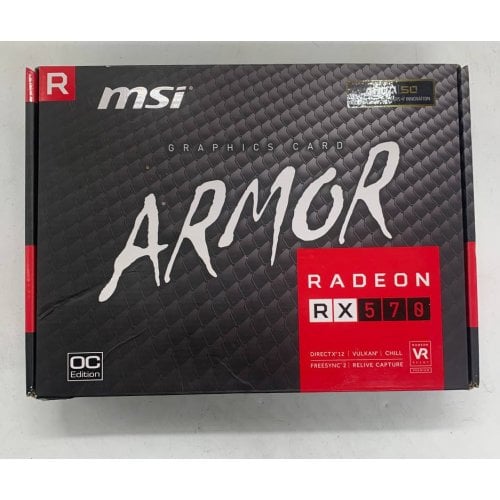 Видеокарта MSI Radeon RX 570 ARMOR OC 4096MB (RX 570 ARMOR 4G OC) (Восстановлено продавцом, 921289) купить в Украине | Telemart фото