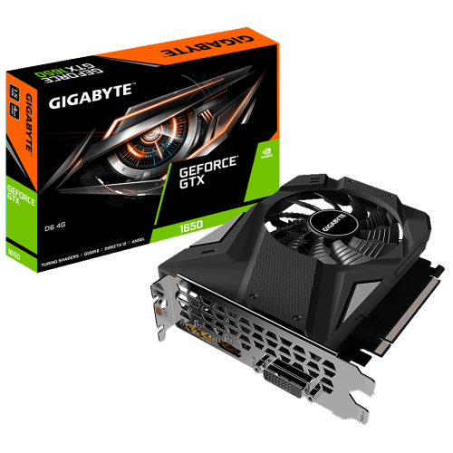 Відеокарта Gigabyte GeForce GTX 1650 D6 4096MB (GV-N1656D6-4GD) (Відновлено продавцем, 921328) купити в Україні | Telemart фото