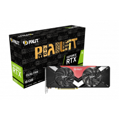 Видеокарта Palit GeForce RTX 2070 Dual 8192MB (NE62070020P2-1060A)