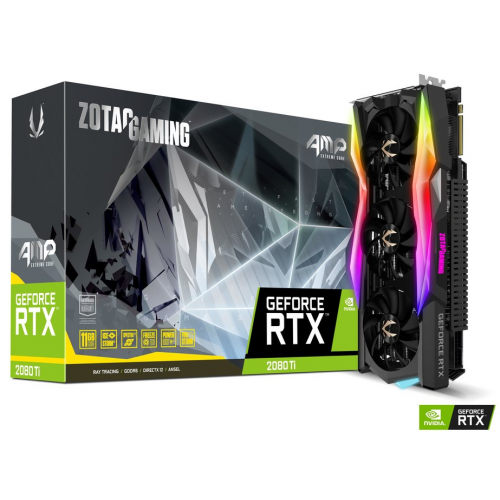 Продать Видеокарта Zotac GeForce RTX 2080 Ti AMP Extreme Core 11264MB (ZT-T20810C-10P) по Trade-In интернет-магазине Телемарт - Киев, Днепр, Украина фото