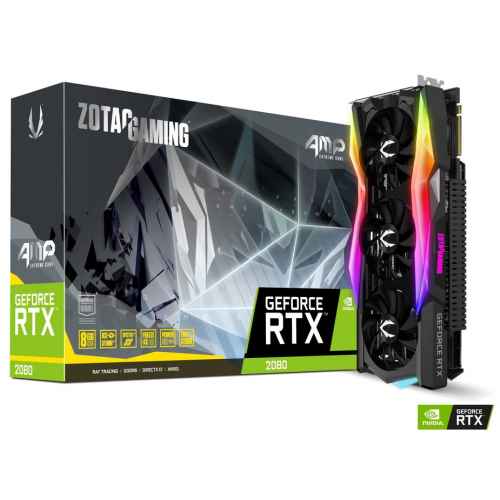 Продати Відеокарта Zotac GeForce RTX 2080 AMP Extreme Core 8192MB (ZT-T20800C-10P) за Trade-In у інтернет-магазині Телемарт - Київ, Дніпро, Україна фото