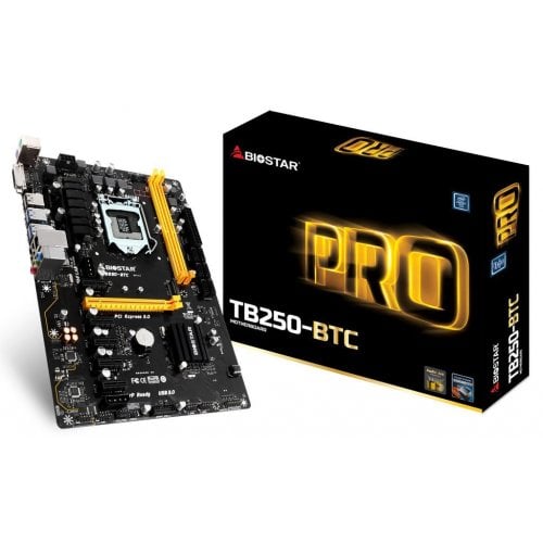 Материнская плата Biostar TB250-BTC Ver. 6.x (s1151, Intel B250) (Восстановлено продавцом, 921571) купить в Украине | Telemart фото