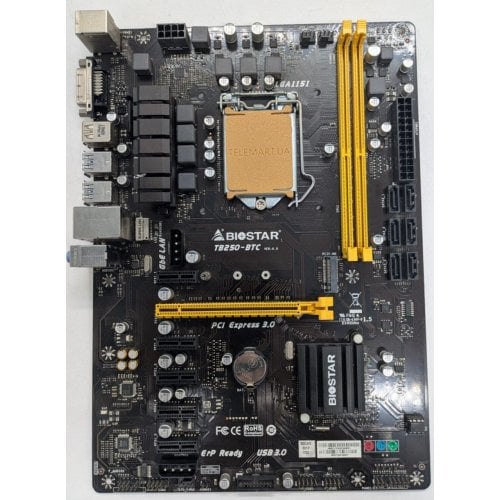 Материнская плата Biostar TB250-BTC Ver. 6.x (s1151, Intel B250) (Восстановлено продавцом, 921571) купить в Украине | Telemart фото