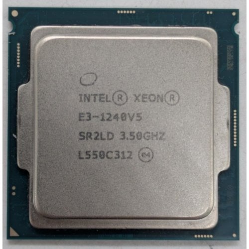 Процессор Intel Xeon E3-1240 V5 3.5(3.9)GHz 8MB s1151 Tray (CM8066201921715) (Восстановлено продавцом, 921573) купить в Украине | Telemart фото