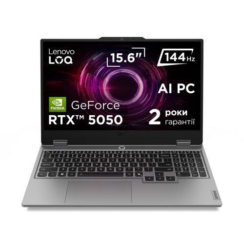 Ноутбук Lenovo LOQ 15AHP10 (83JG00F9RA) Luna Grey купить в Украине | Telemart фото