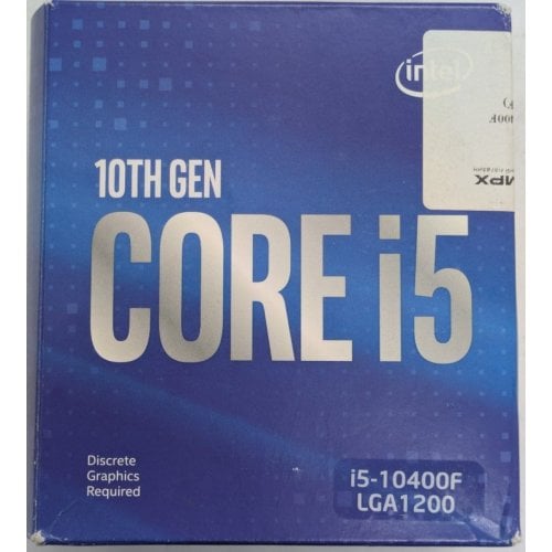 Процесор Intel Core i5-10400F 2.9(4.3)GHz s1200 Box (BX8070110400F) (Відновлено продавцем, 921624) купити в Україні | Telemart фото