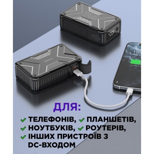 Powerbank Sigma mobile X-power 20000mAh 65W (SI20A11QLX-DC) Black купить в Украине | Telemart фото