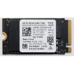 Ssd-диск Western Digital SN740 512GB M.2 (2230 PCI-E) (SDDPTQD-512G) (Відновлено продавцем, 921652)