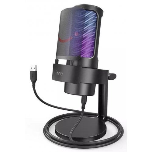 Уценка микрофон Fifine A8 RGB (A8) Black (Вскрытая упаковка, 921659) купить в Украине | Telemart фото