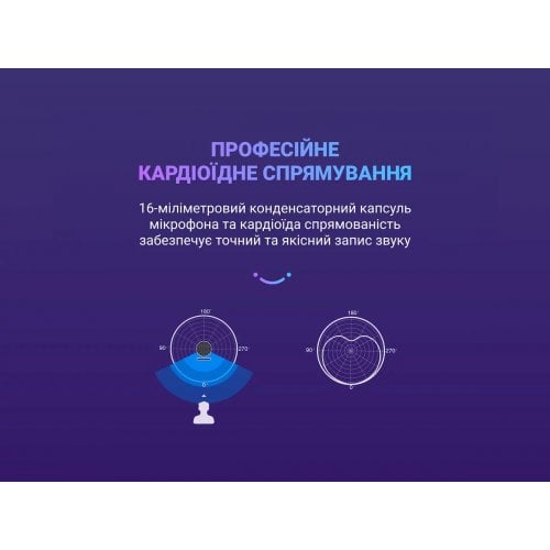 Уценка микрофон Fifine A8 RGB (A8) Black (Вскрытая упаковка, 921659) купить в Украине | Telemart фото