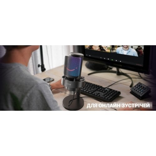 Уценка микрофон Fifine A8 RGB (A8) Black (Вскрытая упаковка, 921659) купить в Украине | Telemart фото