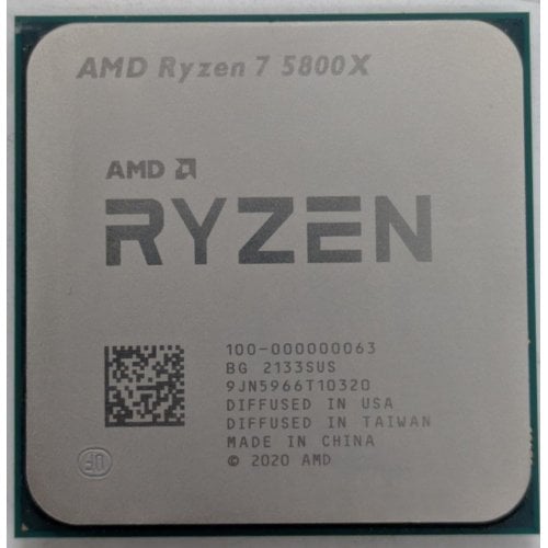 Процесор AMD Ryzen 7 5800X 3.8(4.7)GHz 32MB sAM4 Tray (100-000000063) (Відновлено продавцем, 921671) купити в Україні | Telemart фото
