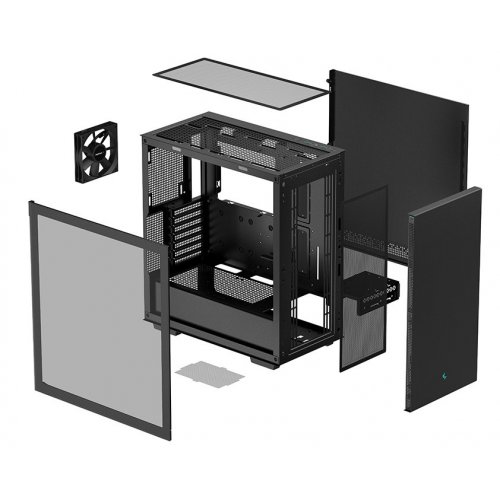 Корпус Deepcool CH510 Tempered Glass без БП (R-CH510-BKNNE1-G-1) Black (Восстановлено продавцом, 921680) купить в Украине | Telemart фото