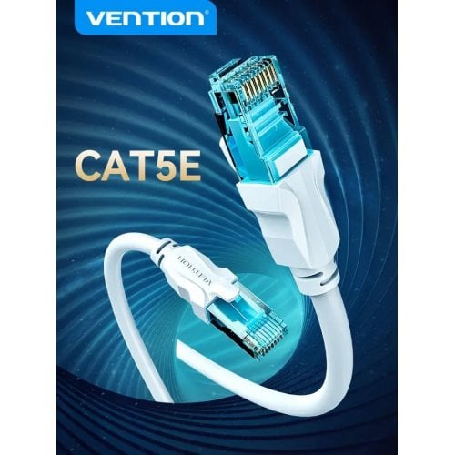 Патч-корд Vention UTP, RJ45, Cat5e 30m (VAP-A10-S3000) Blue купити в Україні | Telemart фото