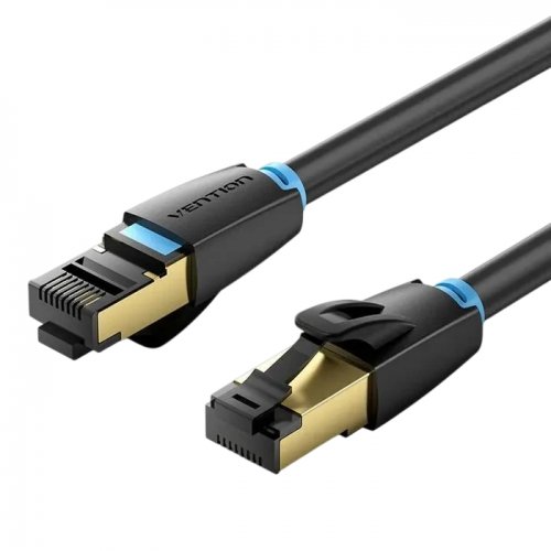 Патч-корд Vention SFTP, RJ45, Cat8 15m (IKABN) Black купити в Україні | Telemart фото
