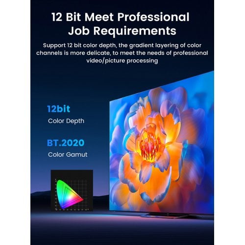 Кабель ORICO H8BY HDMI to HDMI 2.1 8K 3m (ORICO-H8BY-30-BK-BP) Black купити в Україні | Telemart фото