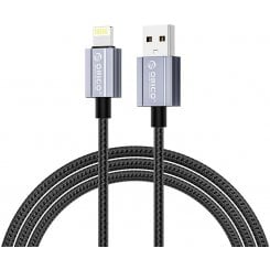 Кабель ORICO GQA12 USB to Lightning 12W 1m (ORICO-GQA12-10-BK-BP) Black