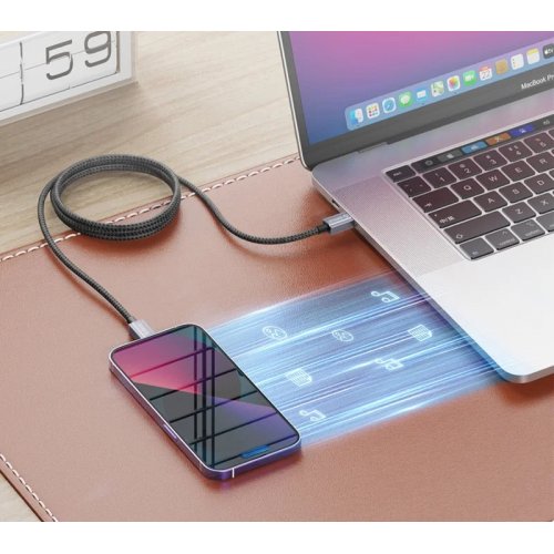 Кабель ORICO GQA12 USB to Lightning 12W 1m (ORICO-GQA12-10-BK-BP) Black купить в Украине | Telemart фото